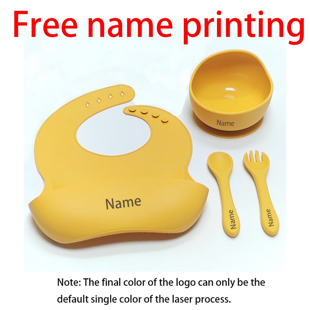 Baby Food Bowl - Nome gratuito Stampa Ciotola per pasti