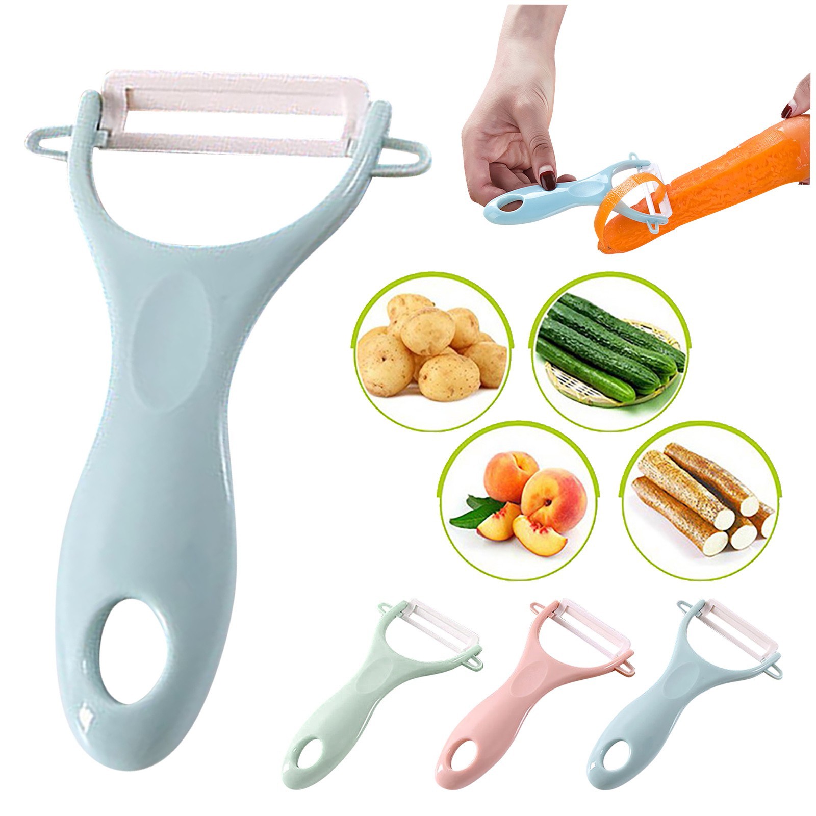 Baby Food Grater - Pelapatate creativo in ceramica pratico multifunzione