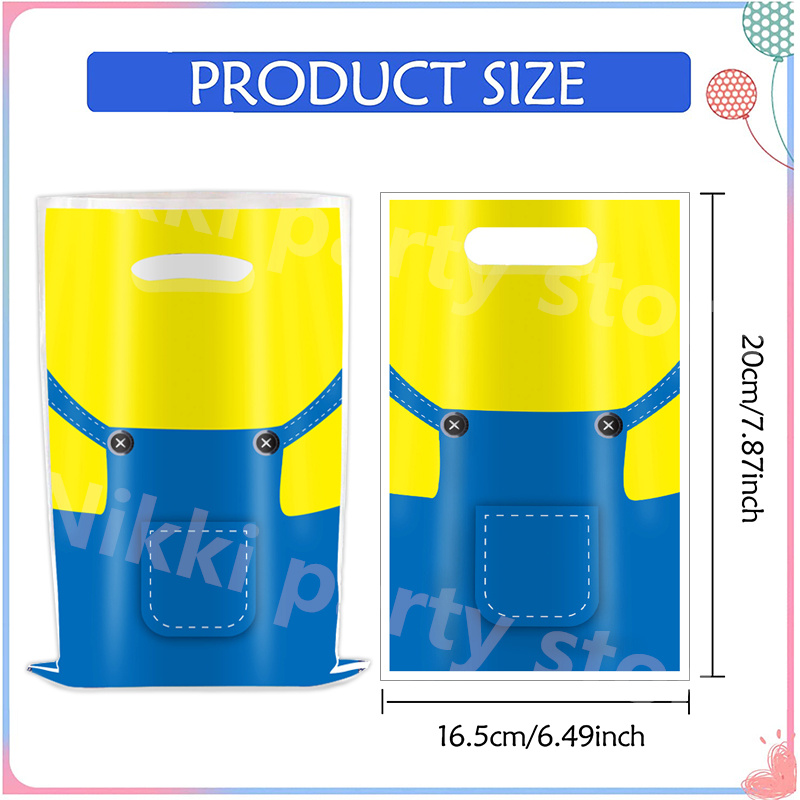 Baby Food Banana - Sacchetto Regalo Minionesed 16.5*25cm, Sacchetti Caramelle