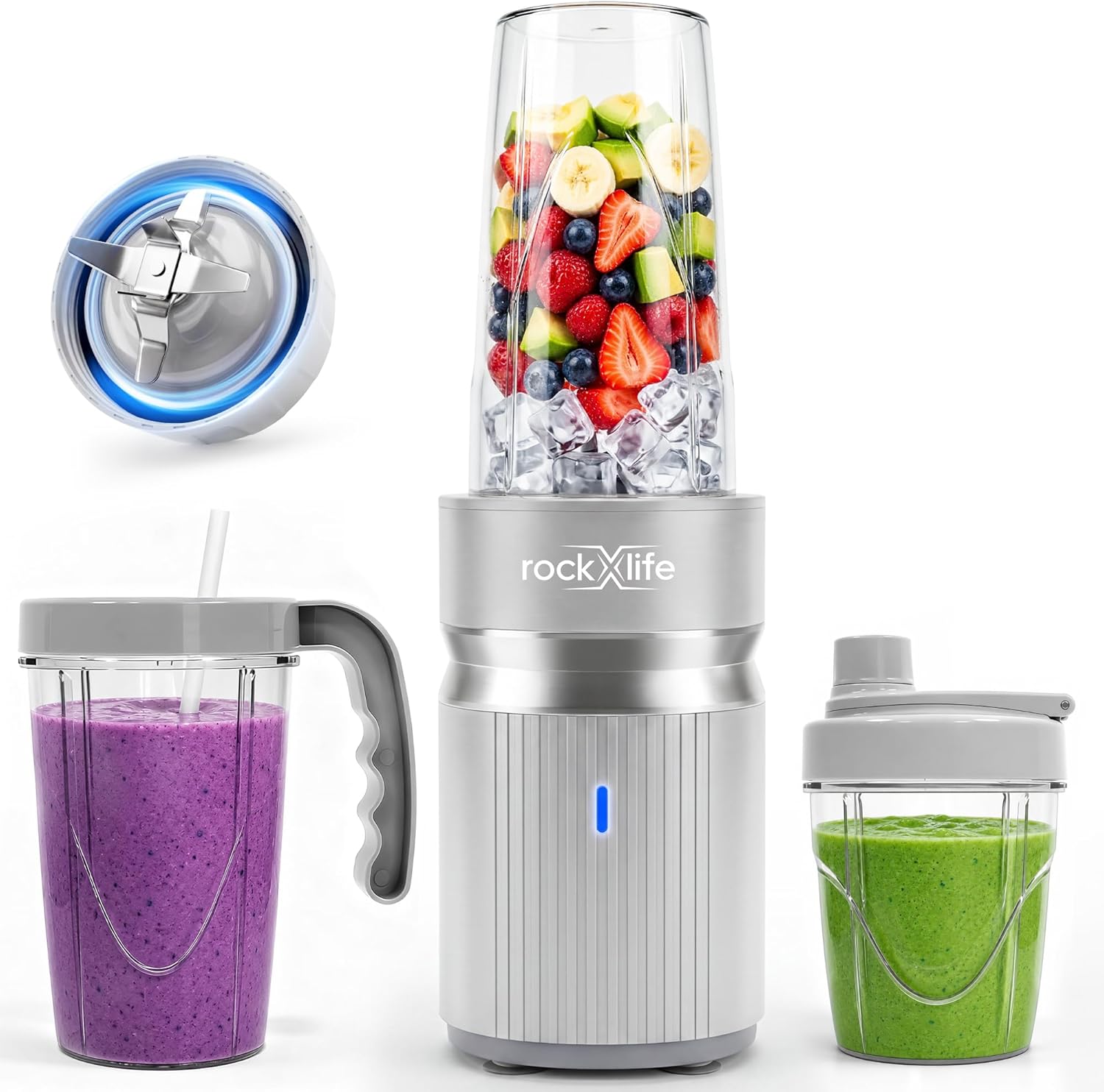 Baby Food With Protein - Frullatore Portatile Versatile da 1000W per
