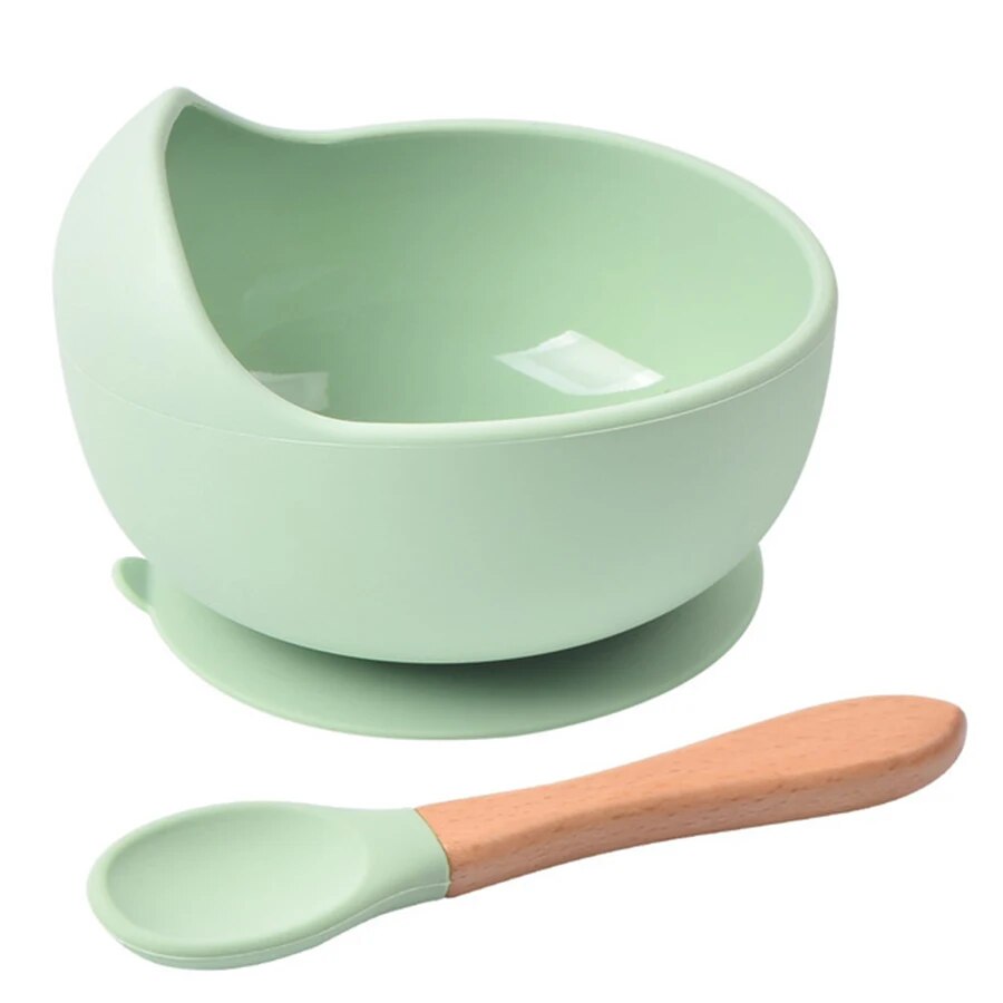Baby Food Guide - Ciotola per alimentazione in silicone a