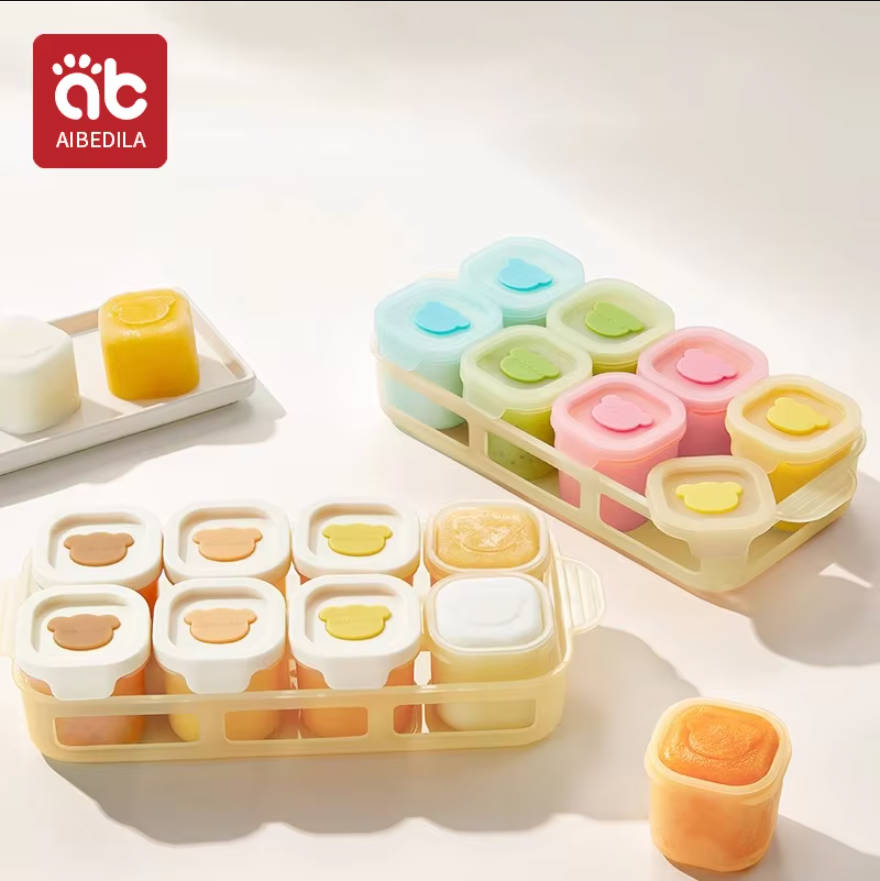 Freezer Tray Baby - AIBEDILA Vassoio Congelatore in Silicone per