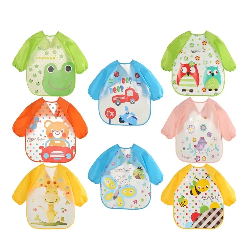 Baby Food Eat - Bavaglini per bambini a maniche lunghe