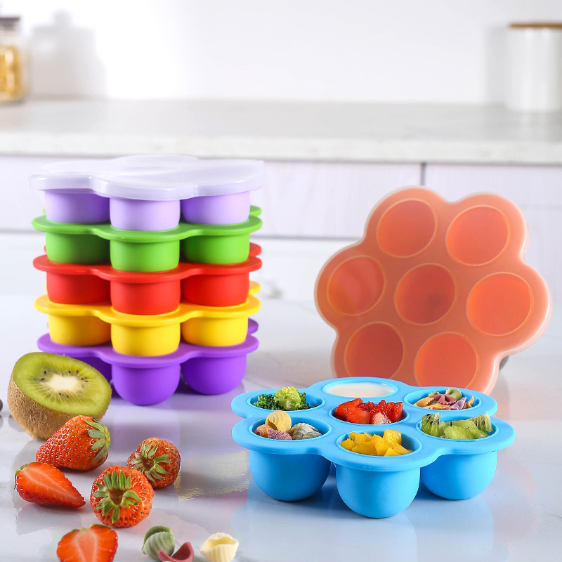 Freezer Tray Baby - Vassoio Congelatore in Silicone Riutilizzabile a