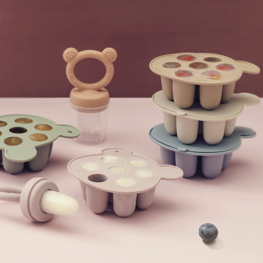 Baby Food Glass Jar - Stampo in silicone per ghiaccioli e