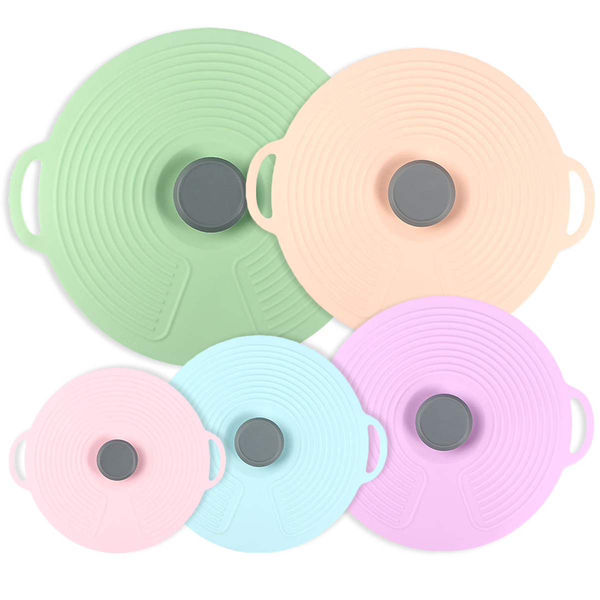 Silicone Suction Bowl - Leeseph Coperchi in silicone per ciotola,