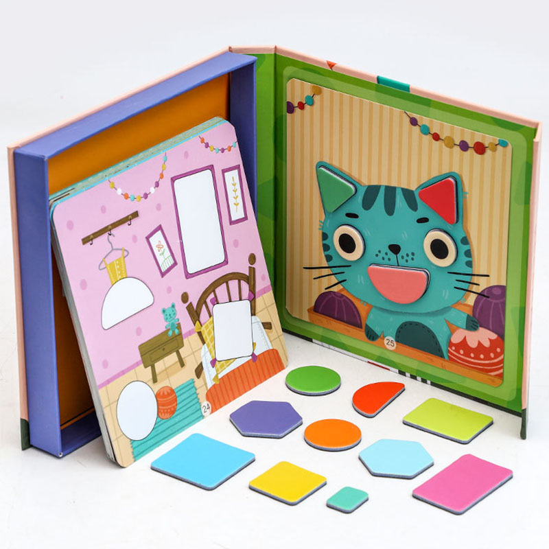 Baby Food Eat - Giocattoli Educativi con Forme Geometriche, Magneti