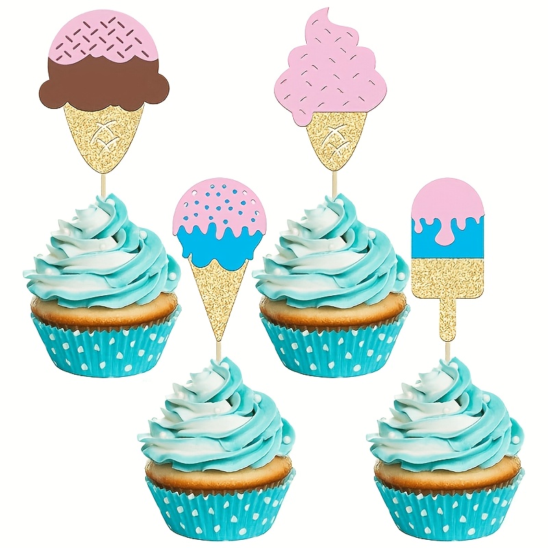 Baby Food Dessert - 12 topper per cupcake a forma