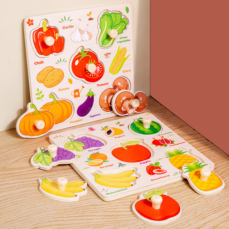 Puzzle in legno Montessori Gio - Baby Food Eat recensione e prezzo