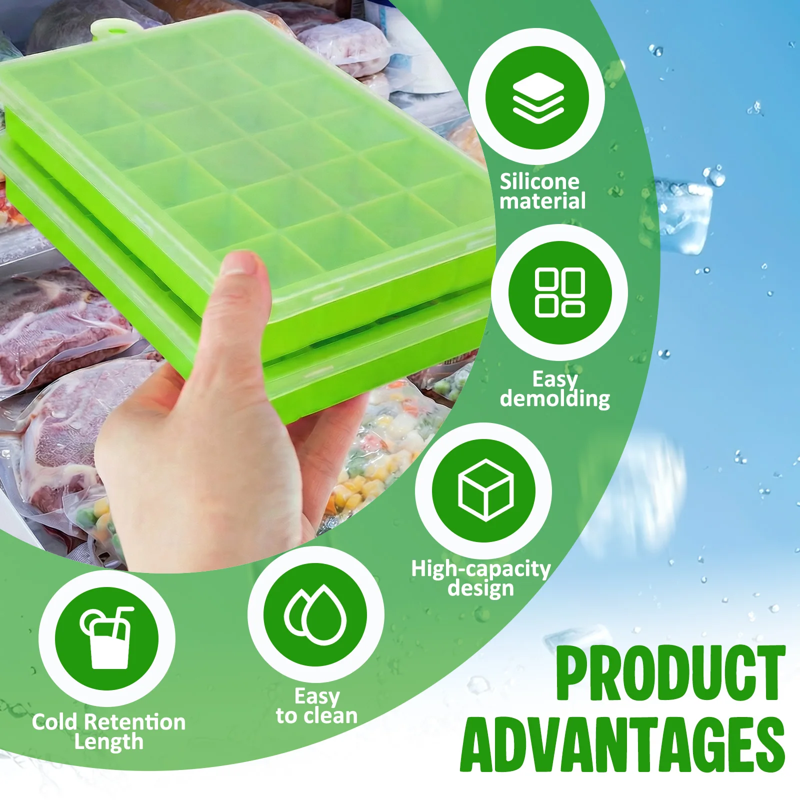 Stampo per cubetti di ghiaccio - Freezer Tray Baby recensione e prezzo