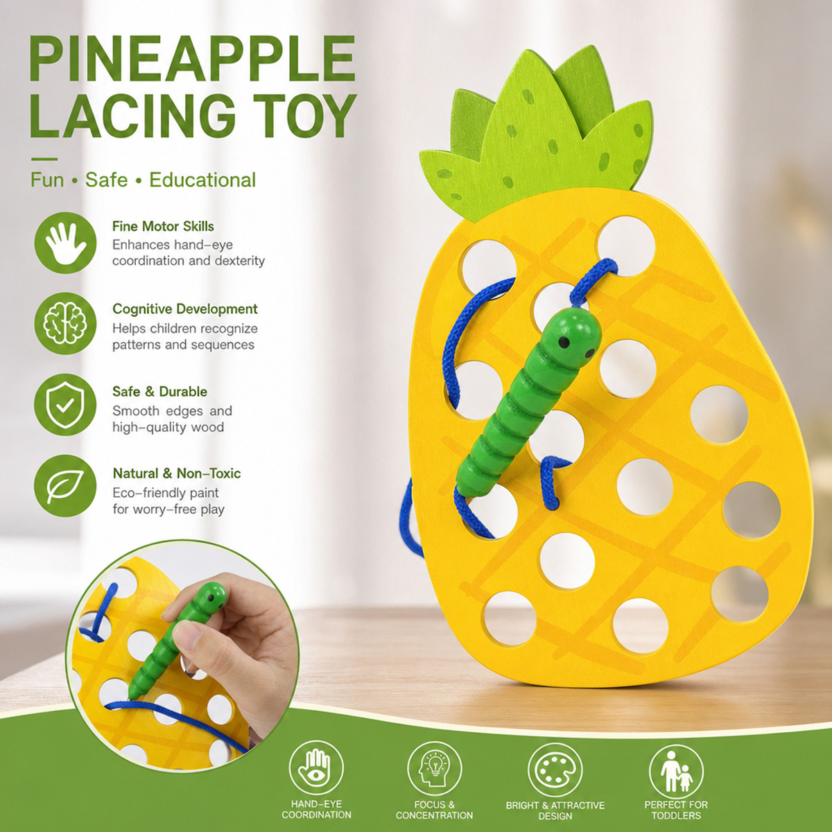 Giocattoli in legno per intrec - Baby Food Eat recensione e prezzo