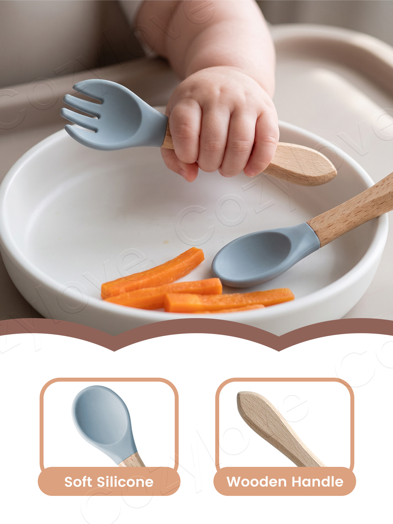 Set di forchetta e cucchiaio i - Baby Food Guide recensione e prezzo